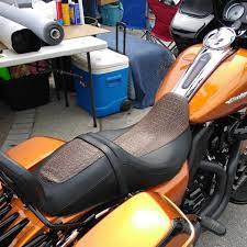 Replacing a cover like for like. New Location Motorcycle Seat Upholstery By Upholstery Man