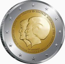 Be cautious of interbank exchange. 2 Euro Coins Double Portrait Netherlands 2013 Abdication Of The Throne By Her Majesty Queen Beatrix Euro Coins Coins Euro