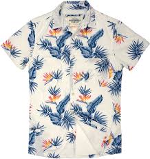 Download Hawaiian Shirt Png Aloha Friday Shirts White Birds Of Paradise Hawaiian Shirt 2728193 Vippng