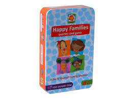 It can be played in about 5 to 15 minutes. Happy Families