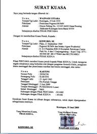 Lainnya halnya dengan surat kuasa tanah dan atau surat kuasa ahli waris dan surat kuasa penjualan tanah. Contoh Format Surat Kuasa Tanah Contoh Surat