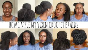 The look works for most women but is perfect for the diamond and triangle face cuts.if you don't like your hair all over the face, it is best to steer clear of this look. Berry Dakara Vixen Crochet Braids Hair Styles