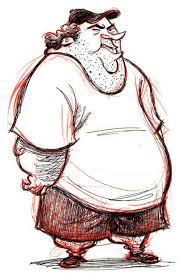 But it'll take quite a few tries before you feel comfortable drawing his figure. Pin On Character Design Big Guys