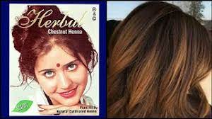 Herbul Chestnut Henna Hair Dye Review Youtube