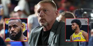 Boris Becker reacts to LeBron James and son Bronny creating NBA history by  becoming first father-son duo to play together