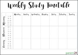 Print It Weekly Study Timetable Inside Schedule Templates Family Study Schedule Template Study Schedule Study Timetable Template