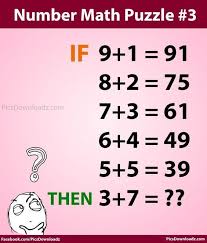 Can You Solve This High Iq Number Math Puzzle 1 2 3 With Answer Maths Puzzles Math Genius Math Riddles Brain Teasers