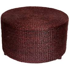 Latitude run® latitude run® 2pcs patio rattan ottoman cushioned seat foot rest coffee table red. Buy Oriental Furniture Rustic Coffee Table Foot Stool 30 Inch Woven Water Hyacinth Rattan Style Round Ottoman Coffee Table Platform Natural In Cheap Price On Alibaba Com