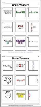 If the weather outside is bad, or your kids are already bored with all the toys they have, try out these brain teasers for kids to keep them busy. Check Out Our Collection Of Brain Teasers Like This Rebus Puzzle These Printable Activities Help Students Develop Critical Think Brain Teasers Teaching Words