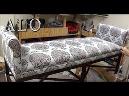 Inspired by uncle bob dylan's theme time radio hour. Diy How To Upholster A Bench With Roll Arms Alo Upholstery Youtube Sofa Makeover Upholstery Diy Upholstery