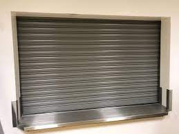 New Fire Rated Roller Shutter Installed In A Kitchen Serving Hatch Installed By Cambridge Door Services Ltd Sectional Door Roller Shutters Roller Doors