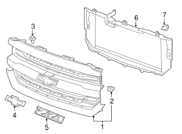 Grille Components For 2016 Chevrolet Silverado 1500 Gm Parts Online