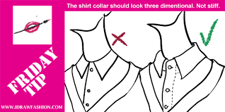How To Draw A Shirt Collar I Draw Fashion Drawings Sketches Drawing Templates