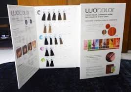 Professional Luocolor Hair Color Swatch Book Loreal Luo