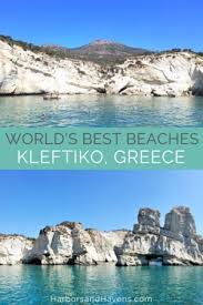 The Best Way To See Kleftiko Milos Beach Greece Harbors Havens In 2020 Greek Islands Vacation Greece Greece Travel