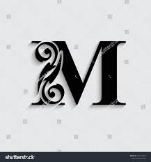 Shaboo saffi · name wallpaper, phone wallpaper images, . Letter M Black Flower Letters Alphabet Stock Vector Royalty Free 1499741945 Shutterstock