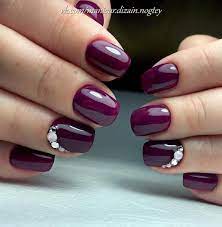 Nail Art 3691 Best Nail Art Designs Gallery Bestartnails Com Fall Acrylic Nails Plum Nails Acrylic Nail Salon