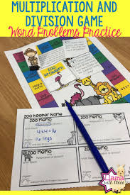 Looking For A Fun Way To Practice Multiplication And Division Use This Zoo Math Activities Upper Elementary Multiplication And Division Subtraction Activities