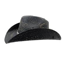 Unisex Black Peter Grimm S Cowboy Hat With Studded Detail Cowboy Hats Cowboy Black Cowboy Hat
