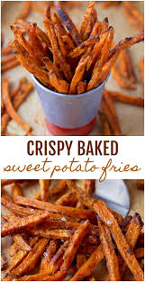 Crispy Baked Sweet Potato Fries Lil Luna Recipe Sweet Potato Fries Baked Sweet Potato Recipes Fries Crispy Sweet Potato Fries