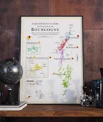 La Carte Des Vins De Bourgogne Carte Des Vins De Bourgogne Carte Des Vins Vin De Bourgogne