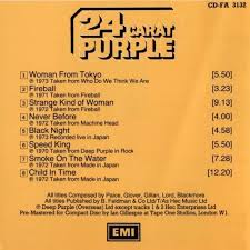 With enough thc to tranquilize a horse, cannabis novices should definitely. Deep Purple 24 Carat Purple Songs