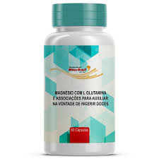 Magnésio Com L Glutamina e Associações Para Auxiliar Na Vontade de Ingerir  Doces – 60 Cápsulas - Drogaria Minas-Brasil