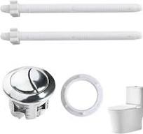 Knopf Für Spülung, Ersetzen Sie Den WC-Spülknopf Standard Dual Flush  Toiletten Wassertank Drucktaste Toilettenartikel Standard Rund  Toilettenspülknopf ...