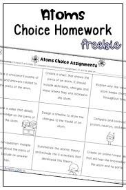Atom Proton Neutron Electron Atomic Theory Choice Homework