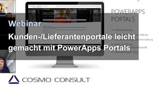 From secure areas for customer services, to partner and supplier areas where orders and deliveries can be tracked. Webinar Kunden Lieferanten Und Partnerportale Leicht Gemacht Mit Powerapps Portals Youtube