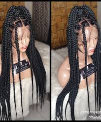 Extra long jumbo knotless braids hairbymskarlam 5 out of 5 stars (23) $ 329.99 free shipping add to favorites more colors knotless braids, lace front, braided wig for black women, braids wig, small sized braids, beyonce braids, small box braids. Full Lace Wig Zoey Jumbo Knotless Braid Khennyesther Wigs