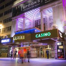It about equal distances (about 400 yards or 370 metres) east of piccadilly circus,and west of covent garden. Empire Casino Leicester Square Venue Hire Big Venue Book