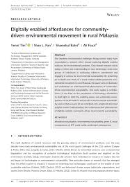 The malaysian social security system is. Pdf Digitally Enabled Affordances For Community Driven Environmental Movement In Rural Malaysia