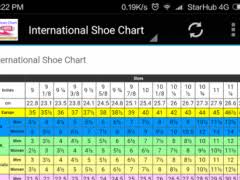 Adult And Kids Shoe Size Chart Free Download