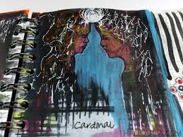 28 Day Practice In Presence Week 3 Altered Book Art Book Art Art Journal Inspiration