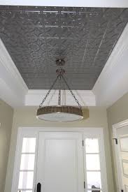 This pressed metal ceiling has been hand painted but you don't need to go to this trouble to have a stunning ceiling or wall. Painted Tin Ceiling Houzz