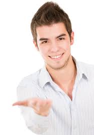 Knife and you place a knife in their hand and press activate on the hand ta da they hold it #2. Man With Hand Extended Holding Something Isolated Over A White Background Freestock Photos