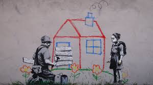 His satirical street art and subversive epigrams combine dark humour with graffiti executed in a distinctive. 12 Banksy Murals You Can See On Street View Google Arts Culture