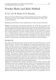 The new method to make Pdf Powder Shake And Bake Method