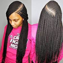 15 Black Braided Hairstyles 2019 Dezango Hub Braids Braidstyles Feedinbraids Neatbr African Hair Braiding Styles African Braids Styles African Hairstyles