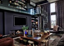 The white, black and grey motif of this living room show sophistication and class. Black And Grey Living Room Ideas Modern Home Interiors In Dark Tones Deavita