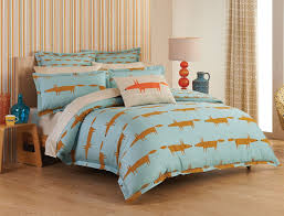 The Mr Fox Light Blue Quilt Cover Of Scion By Harlequin Design Studio Uk Is At Once Contemporary And Playful Blue Bedspread Blue Quilt Covers Kids Bed Linen