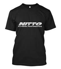 new nitto tire tires logo short sleeve mens black t shirt