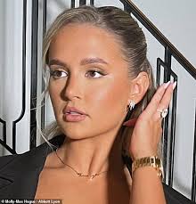 EXCLUSIVE: Molly-Mae Hague looks elegant in a chic black maxi dress and  blazer ahead of fiancé Tommy Fury's hotly-anticipated fight with KSI