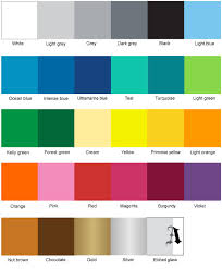 color chart