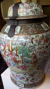 Grande Et Impressionnante Chinoise Vase Mandarine 19 Siecles Poterie Antique Vase Chinois