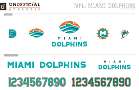 The logo makes a very visually appealing and powerful logo in all of american football history. Unofficial Athletic Miami Dolphins Rebrand