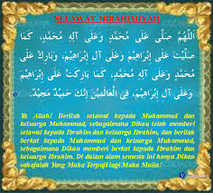 Doa kepada tuhan supaya dilimpahkan rahmat atas nabi muhammad.. Selawat Ibrahimiyah Shafiqolbu
