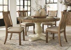 Grindleburg Light Brown 5pc Round Dining Set Lexington Overstock Warehouse Round Dining Room Table Round Dining Room Dining Room Table Set