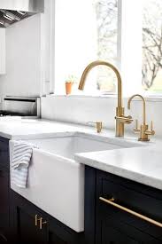 Navy Blue Shaker Cabinets With Farmhouse Sink Transitional Kitchen Kitchen Renovation Design Farmhouse Sink Kitchen Kitchen Renovation